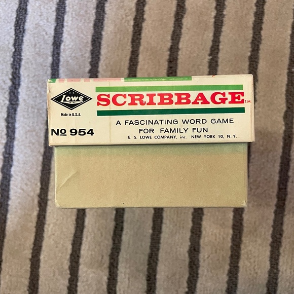 VIntage 1963 Lowe Scribbage game - Picture 4 of 8